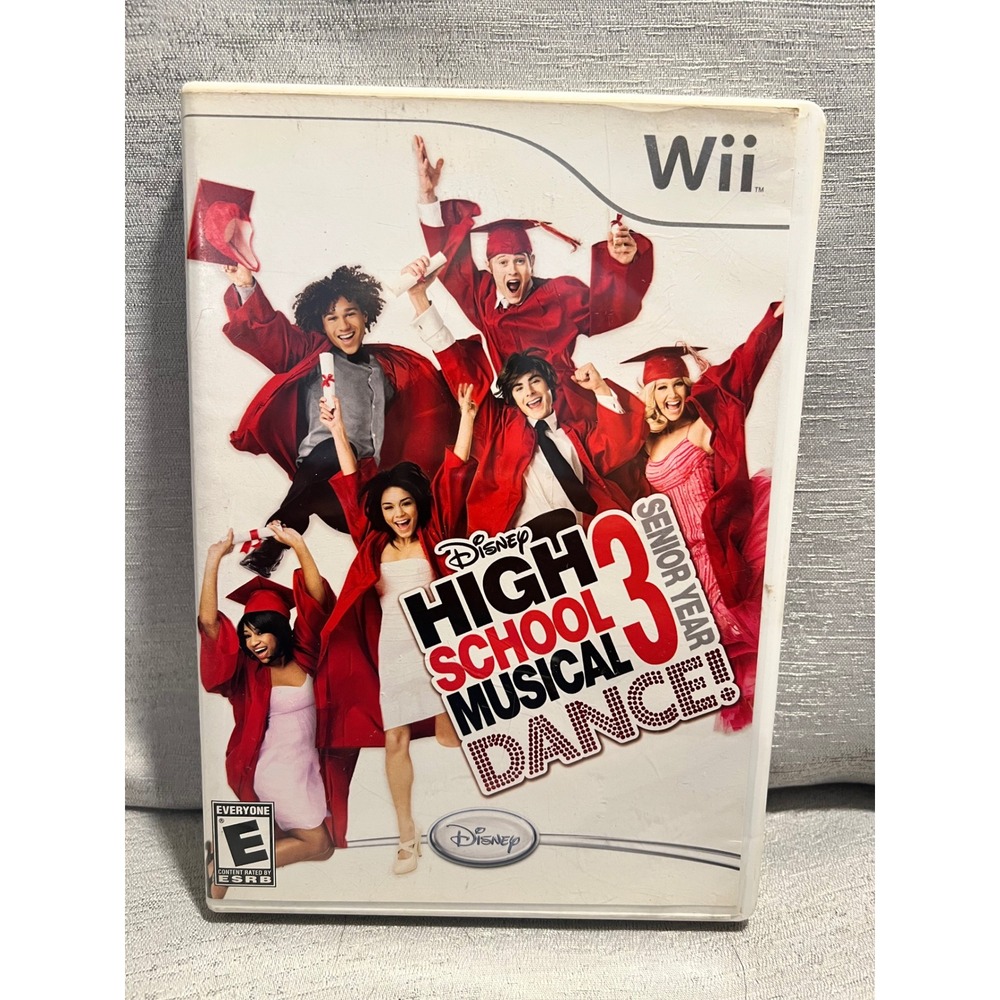 Disney High School Musical 3 Senior Year Dance Nintendo Wii Game CIB RVL P RH3E